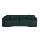 Sofá Curvo 4 Lugares 280cm Lua Yescasa Verde Militar