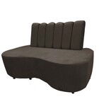 Sofa Curvo Feijão Organico Lisboa Marrom