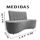 Sofa Curvo Feijão Organico Lisboa Marrom
