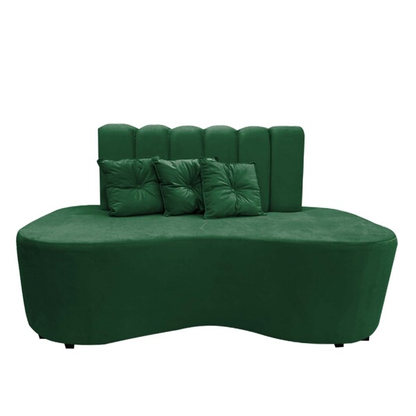 Sofa Curvo Feijão Organico Lisboa Verde