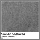 Sofá Curvo Montserrat 150cm 02 Lugares Veludo Gravado Cinza -