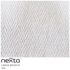 Sofá Curvo Montserrat 180cm 03 Lugares Linho Bouclé Off White