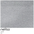 Sofá Curvo Montserrat 180cm 03 Lugares Lona Cinza Claro - Nex