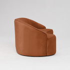 Sofá Curvo Montserrat 180cm 03 Lugares Veludo Terracota - Nex