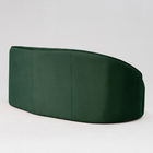 Sofá Curvo Montserrat 180cm 03 Lugares Veludo Verde - Nexta C