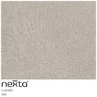 Sofá Curvo Montserrat 210cm 03 Lugares Linho Marrom Acinzenta