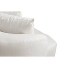 Sofá Curvo Orgânico 3 Lugares Orion Yescasa Nude