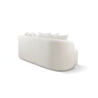 Sofá Curvo Orgânico 3 Lugares Orion Yescasa Nude