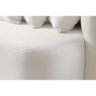 Sofá Curvo Orgânico 3 Lugares Orion Yescasa Nude