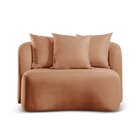 Sofá Curvo Orgânico Orion Elegância E Contemporaneidade Laran