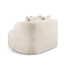 Sofá Curvo Orgânico Orion Elegância E Contemporaneidade Nude