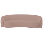 Sofá Curvo Orgânico Sala Recepção 3 Lugares Alemanha 180cm Bo