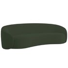 Sofá Curvo Orgânico Sala Recepção 3 Lugares Alemanha 180cm Li