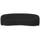 Sofá Curvo Orgânico Sala Recepção 3 Lugares Alemanha 180cm Li