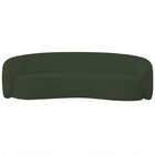 Sofá Curvo Orgânico Sala Recepção 3 Lugares Alemanha 200cm Li