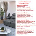 Sofá Dallas 2,90 Reclinável Retrátil Veludo Chumbo Império Es