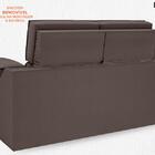 Sofá Dante 1,70m Assento Retrátil E Reclinável Velosuede Choc