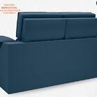 Sofá Dante 1,70m Assento Retrátil E Reclinável Velosuede Petr