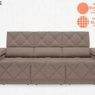 Sofá Dante 2,30m Assento Retrátil E Reclinável Velosuede Marr