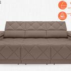 Sofá Dante 2,30m Assento Retrátil E Reclinável Velosuede Marr