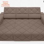 Sofá Dante 2,30m Assento Retrátil E Reclinável Velosuede Marr