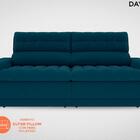 Sofá Daytona 2,00m Assento Retrátil E Reclinável Velosuede Ro