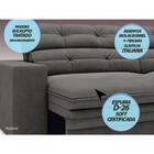 Sofá Daytona 2,00m Retrátil E Reclinável Capuccino