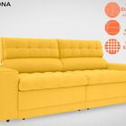 Sofá Daytona 2,30m Assento Retrátil E Reclinável Velosuede Ca