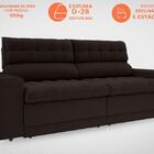 Sofá Daytona 2,30m Assento Retrátil E Reclinável Velosuede Ch