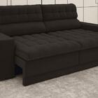 Sofá Daytona 2,30m Assento Retrátil E Reclinável Velosuede Ch