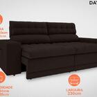 Sofá Daytona 2,30m Assento Retrátil E Reclinável Velosuede Ch