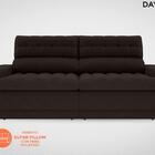 Sofá Daytona 2,30m Assento Retrátil E Reclinável Velosuede Ch