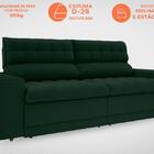 Sofá Daytona 2,30m Assento Retrátil E Reclinável Velosuede Ve