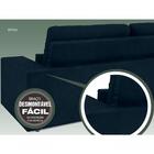 Sofá Daytona 2,30m Retrátil E Reclinável Capuccino