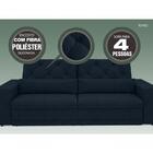 Sofá Daytona 2,30m Retrátil E Reclinável Capuccino