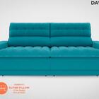 Sofá Daytona 2,50m Assento Retrátil E Reclinável Velosuede Tu