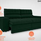 Sofá Daytona 2,50m Assento Retrátil E Reclinável Velosuede Ve