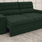 Sofá Daytona 2,50m Assento Retrátil E Reclinável Velosuede Ve