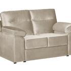 Sofá De 2 Lugares Cama Inbox Talim 1,45m Suede Bege