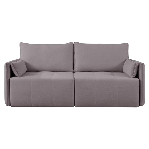 Sofá De 2 Lugares Retrátil Barbacena Cinza 198cm