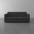 Sofá De 3 Lugares Albany De Suede Grafite 215cm