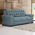 Sofá De 3 Lugares Martano – Linoforte Moveis - Cinza