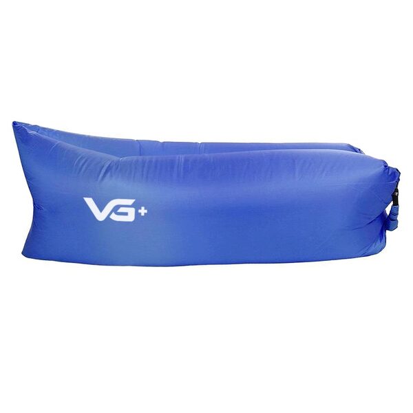 Sofá De Ar Hug Bag Inflável Camping Azul Vg+
