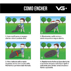 Sofá De Ar Hug Bag Inflável Camping Preto Vg+