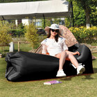 Sofá De Ar Inflável Camping Saco De Dormir Preto Vg+