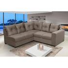 Sofá De Canto 1,66x1,83m 4 Lugares Molas Espirais Capuccino