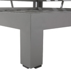 Sofa de Canto 1 Lugar Las Vegas Alumínio Cinza 78,5x91x70cm Naterial