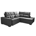 Sofá De Canto 2,60x2,36m Retrátil E Reclinável Com Molas Cama