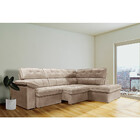 Sofá De Canto 284x20m Gralha Azul Bragança Retrátil E Recliná