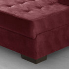 Sofá De Canto 2 E 3 Lugares Com Chaise Vermelho Florença